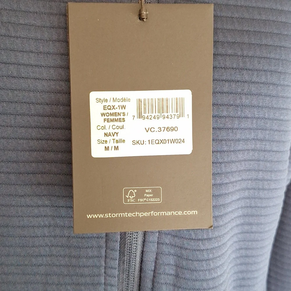 Storm Tech Andorra Sz M Zip up Fleece NWT - Picture 3 of 9